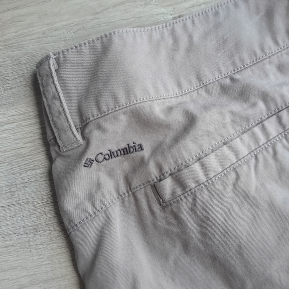Columbia Men's Cargo Shorts Grey Pocket Belt Loops Size 14 Cotton Waist 42cm - Picture 7 of 8